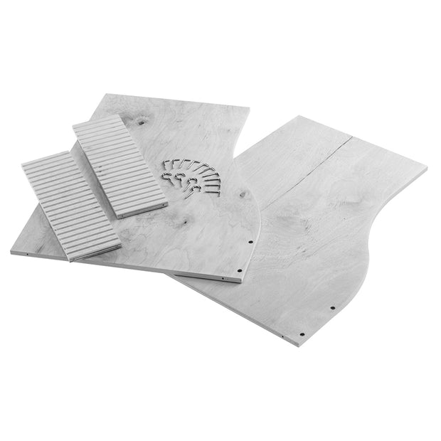 Etage und Leiter Karat