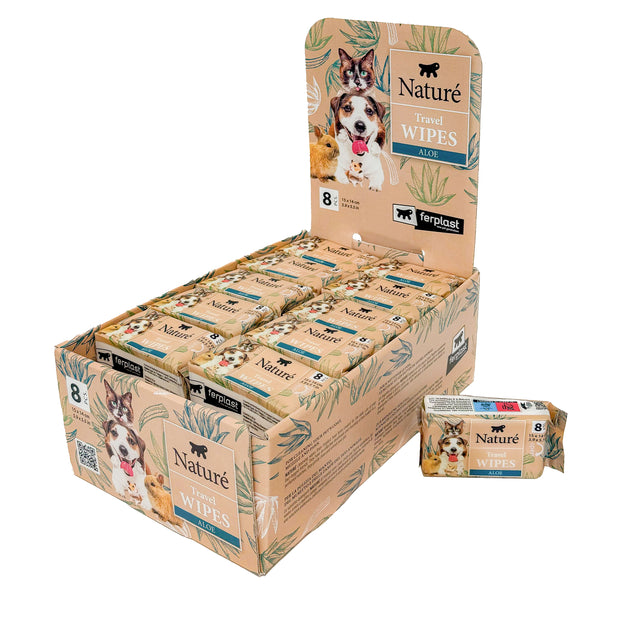 TASCHENWISCHTÜCHER NATURÈ TRAVEL WIPES (8 Stück)