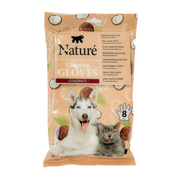 NATURÉ REINIGUNGSHANDschuhe MIT KOKOSNUSS (X8)