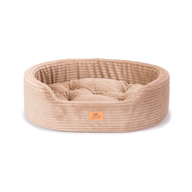 DANDY CORDUROY Sofa-Bett mit herausnehmbarem Kissen für Hunde und Katzen