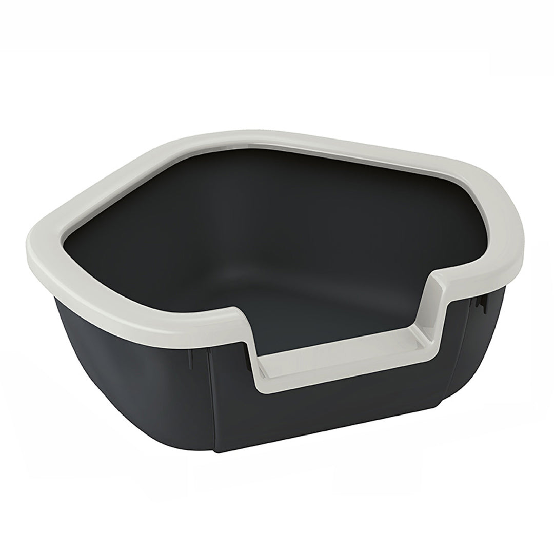 Stefanplast L.Pet Kattenbak – 50 X 35 X 12 Cm, Blauw, Stevig Kunststof