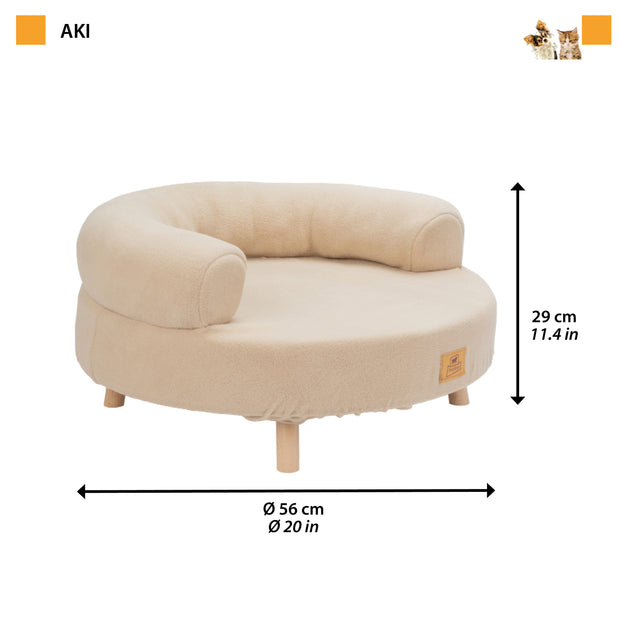 AKI Holz-Haustierbett