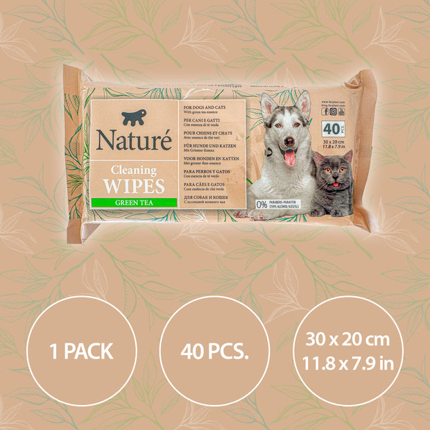 NATURÉ GRÜNER TEE-TÜCHER (X40)