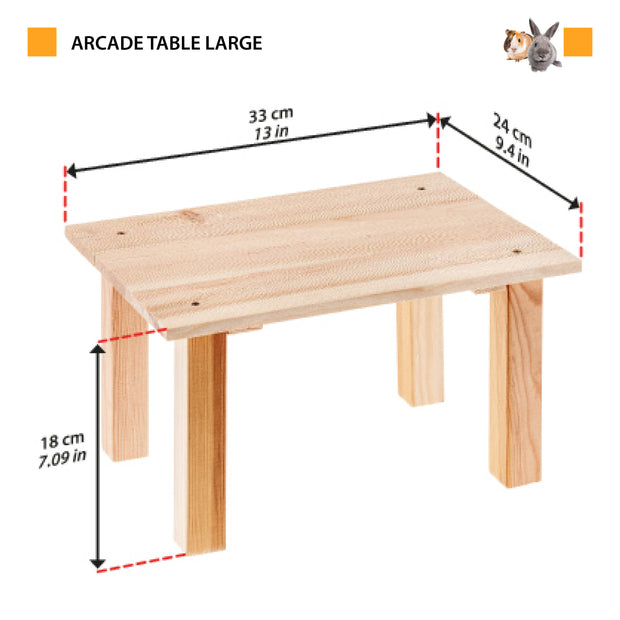ARCADE TABLE Holzspielzeug für Kleintiere