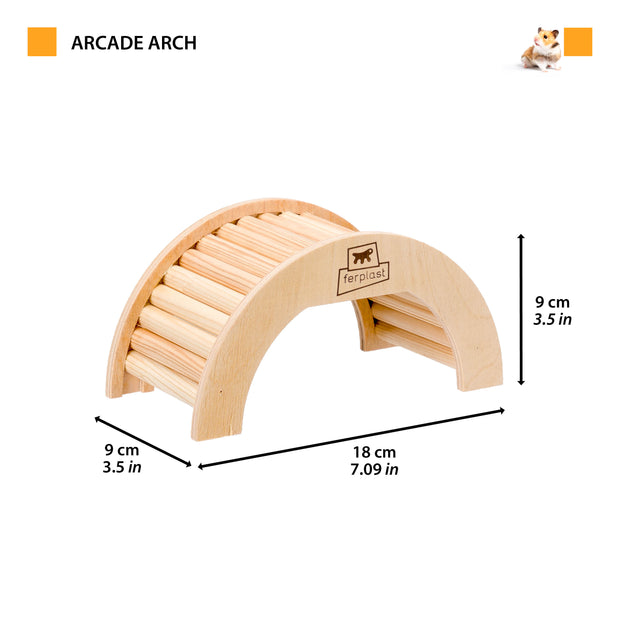ARCADE ARCH Holzspielzeug für Hamster