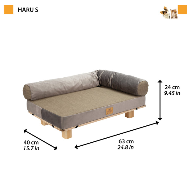 HARU Holz-Haustierbett