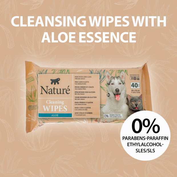NATURÉ ALOE VERA-TÜCHER (X40)