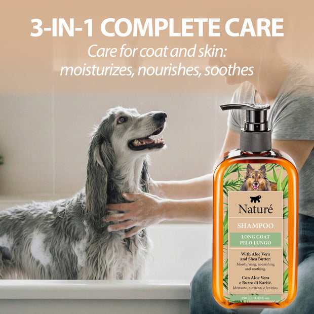 NATURE’ SHAMPOO FÜR LANGHAARIGE HUNDE