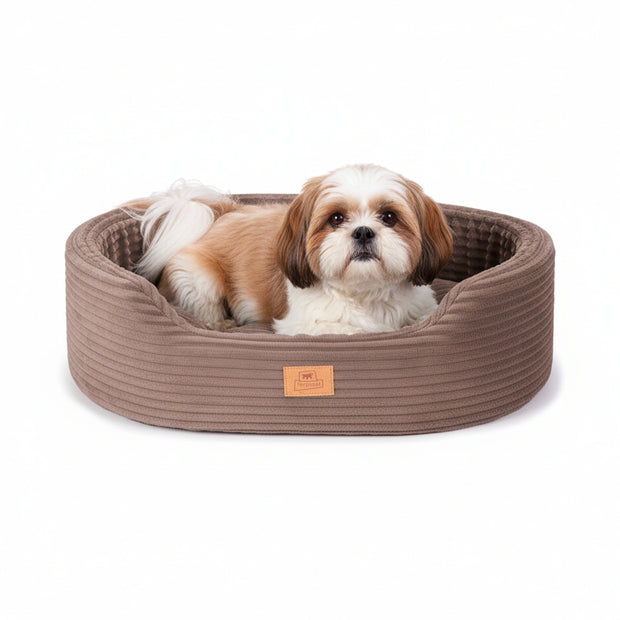 DANDY CORDUROY Sofa-Bett mit herausnehmbarem Kissen für Hunde und Katzen
