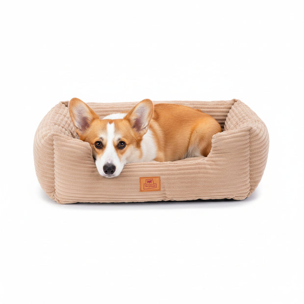 SWEETIE CORDUROY Weiches Bett für Hunde und Katzen