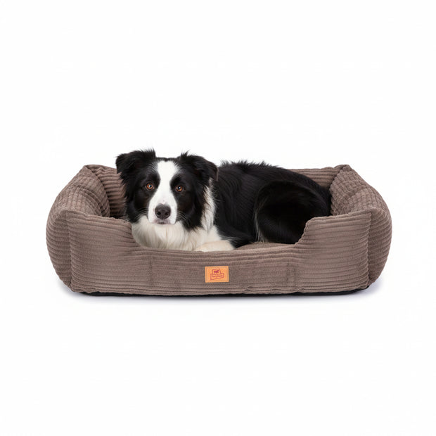 SWEETIE CORDUROY Weiches Bett für Hunde und Katzen