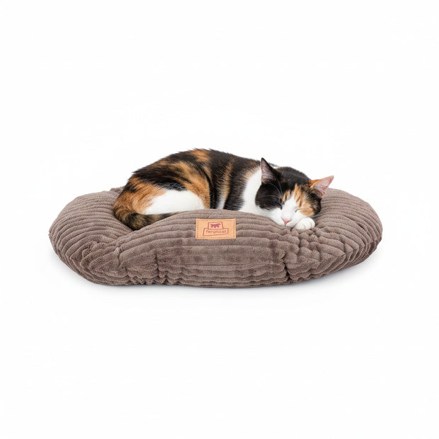 RELAX CORDUROY Ovales Kissen für Hunde und Katzen