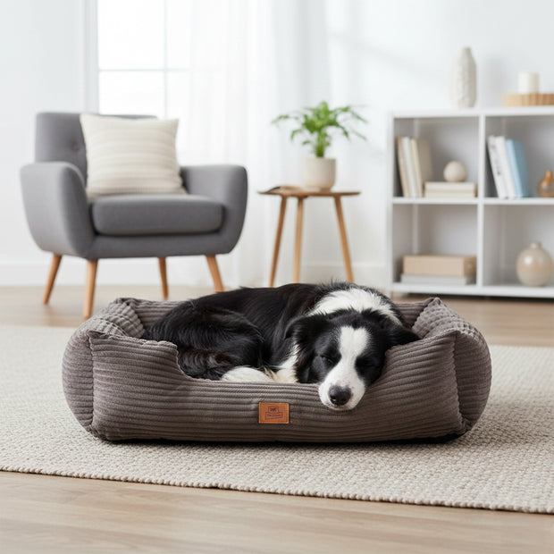 SWEETIE CORDUROY Weiches Bett für Hunde und Katzen