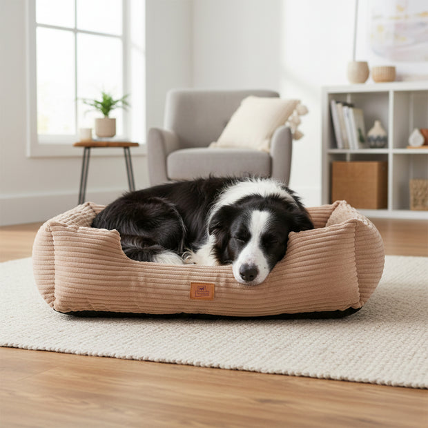 SWEETIE CORDUROY Weiches Bett für Hunde und Katzen