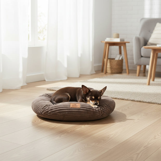 RELAX CORDUROY Ovales Kissen für Hunde und Katzen