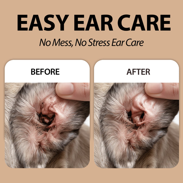 EINWEG-FINGERHÜTE ZUR OHRENREINIGUNG VON HUNDEN UND KATZEN (50 Stück) – NATURÉ