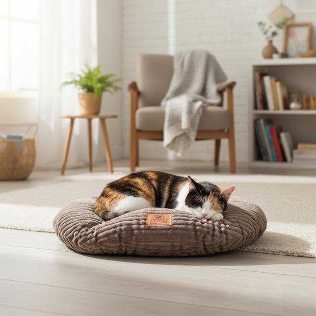 RELAX CORDUROY Ovales Kissen für Hunde und Katzen