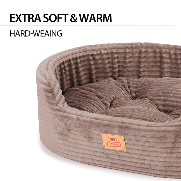 DANDY CORDUROY Sofa-Bett mit herausnehmbarem Kissen für Hunde und Katzen