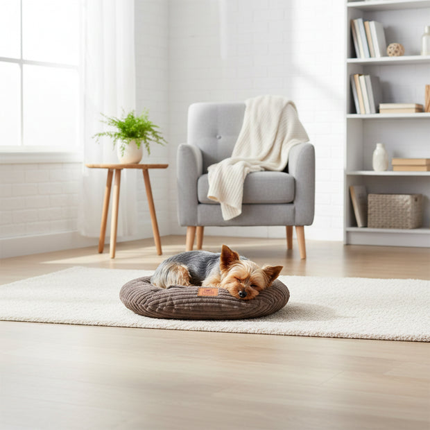 RELAX CORDUROY Ovales Kissen für Hunde und Katzen