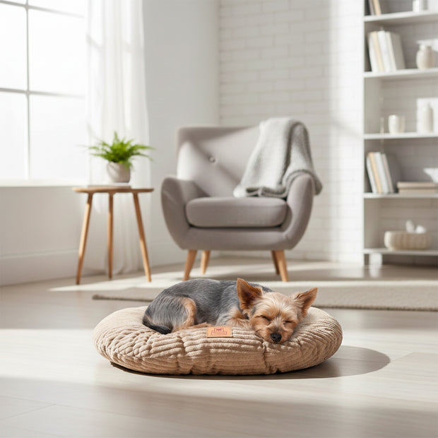 RELAX CORDUROY Ovales Kissen für Hunde und Katzen