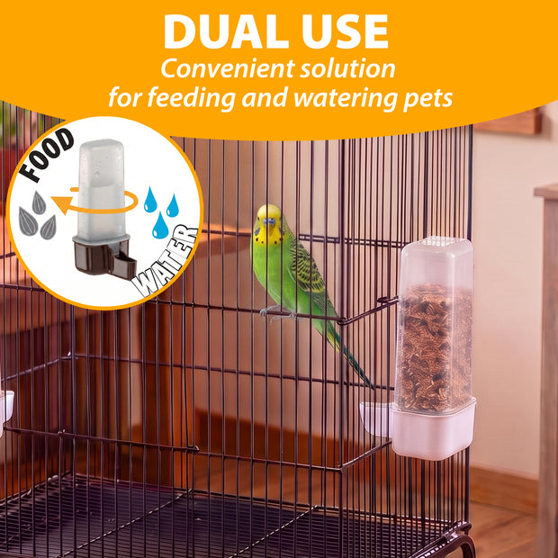 Wasser- oder Futterspender für Vögel