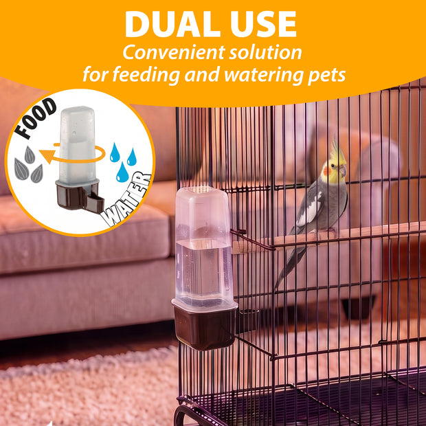 Wasser- oder Futterspender für Vögel