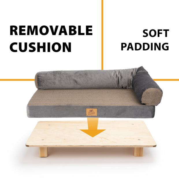 HARU Holz-Haustierbett