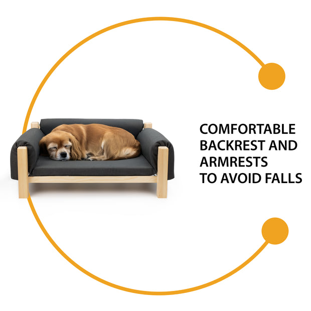 MIZU Holz-Haustierbett