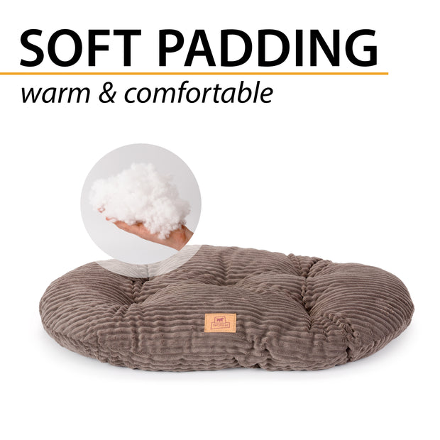 RELAX CORDUROY Ovales Kissen für Hunde und Katzen