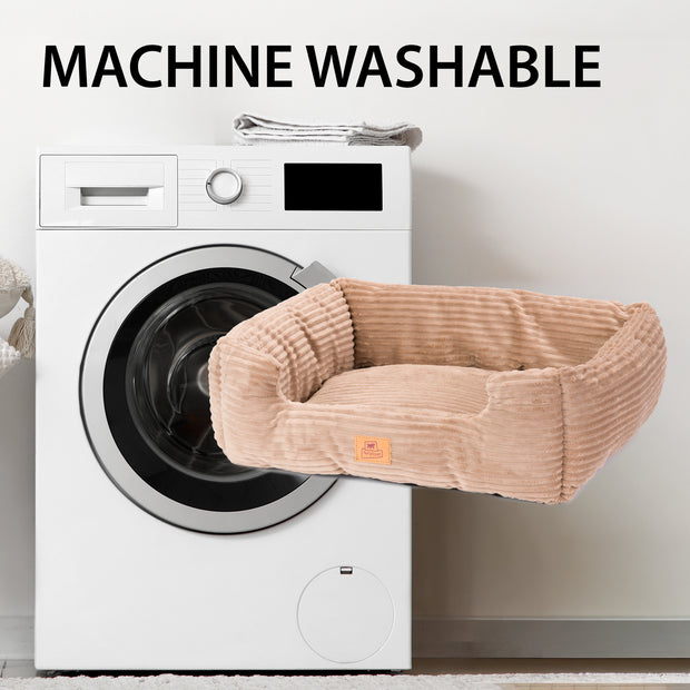 SWEETIE CORDUROY Weiches Bett für Hunde und Katzen