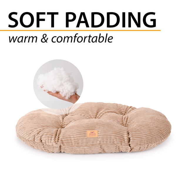 RELAX CORDUROY Ovales Kissen für Hunde und Katzen