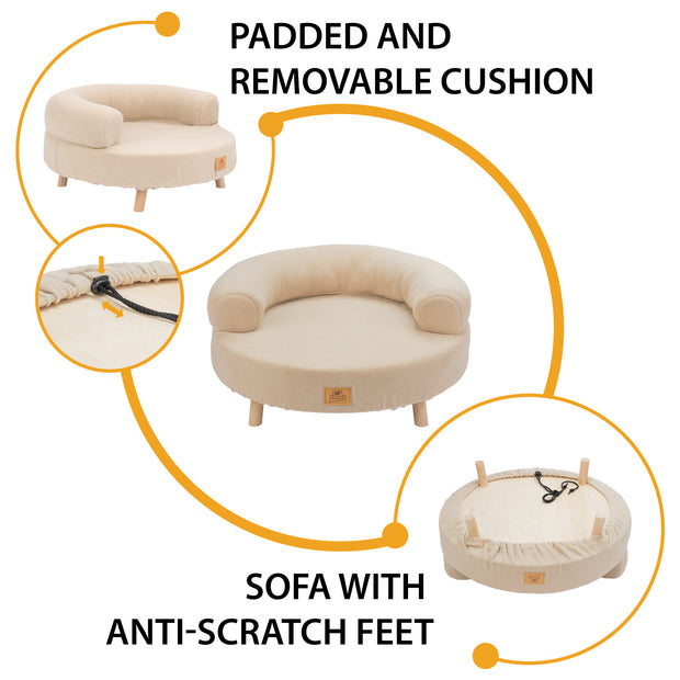 AKI Holz-Haustierbett