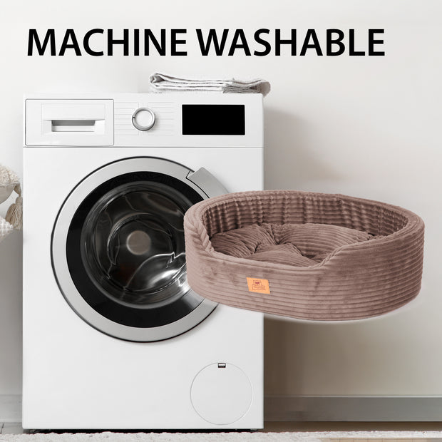 DANDY CORDUROY Sofa-Bett mit herausnehmbarem Kissen für Hunde und Katzen